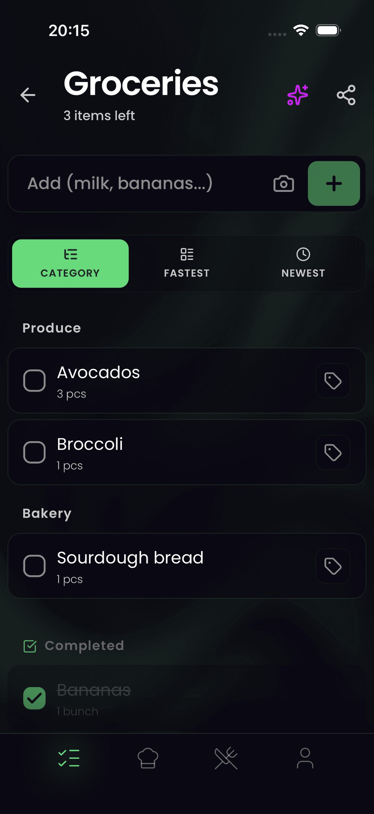 Sorted by your store